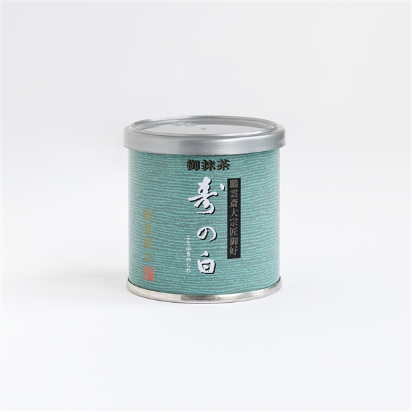 鵬雲斎宗匠御好 御抹茶 寿の白 20g缶入
