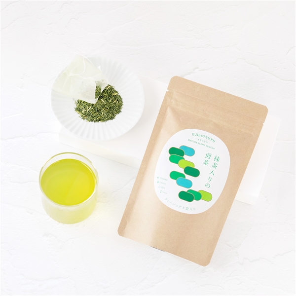 UJInoTSUYU 抹茶入りの煎茶ティーバッグ  3g×8袋