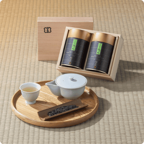 煎茶八十八詰合せ（110g缶入×2本）